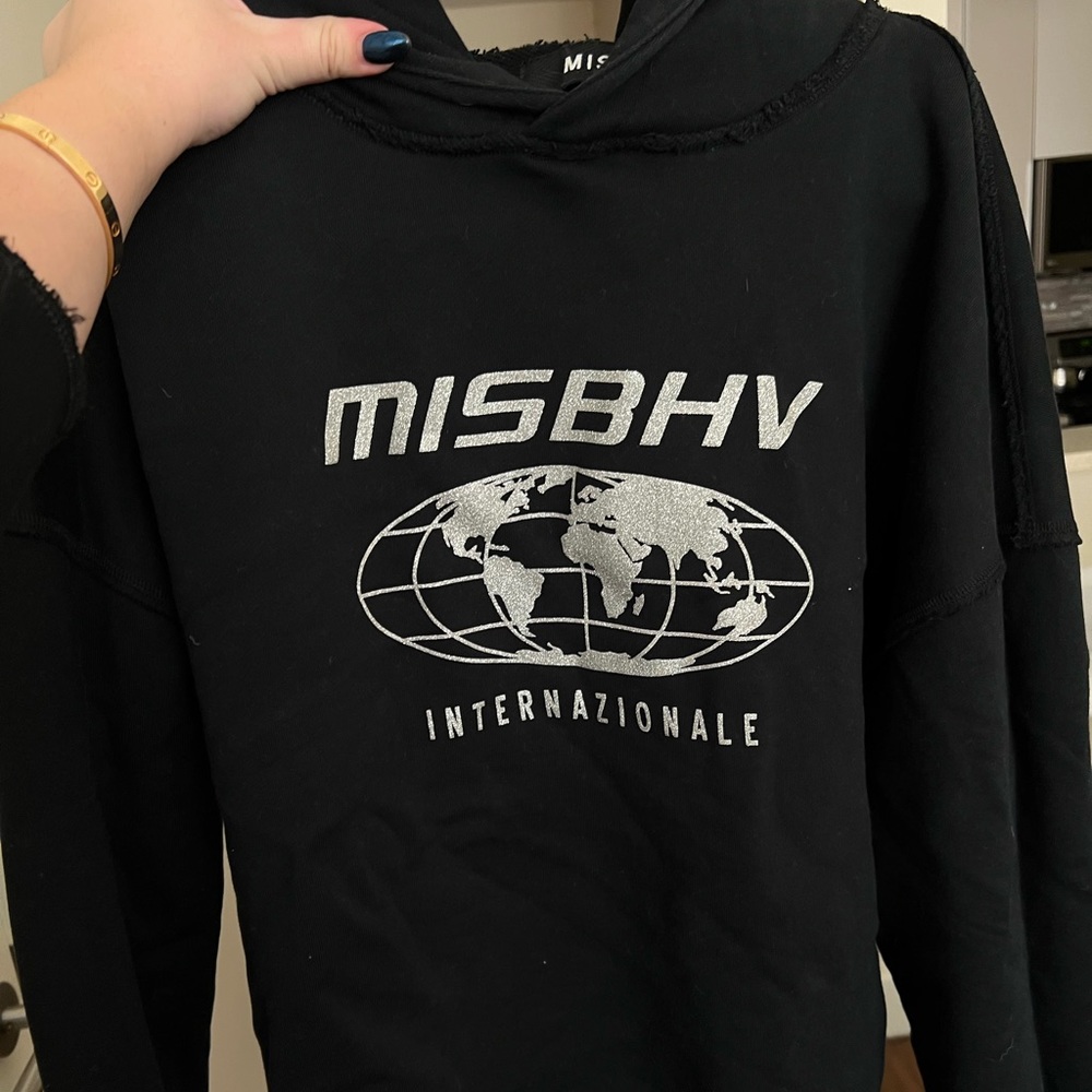 Misbhv international hoodie (glitter)